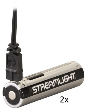 SL-B26 18650 USB oplaadbare Li-Ion batterij 2-pak - Streamlight
