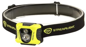 Enduro Pro hoofdlamp + rood LED - geel
