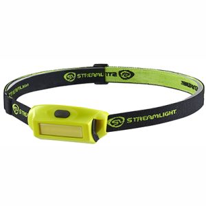 Bandit Pro hoofdlamp/helmband - geel - USB oplaadbaar
