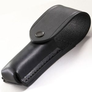 Lederen holster glad - 17 cm